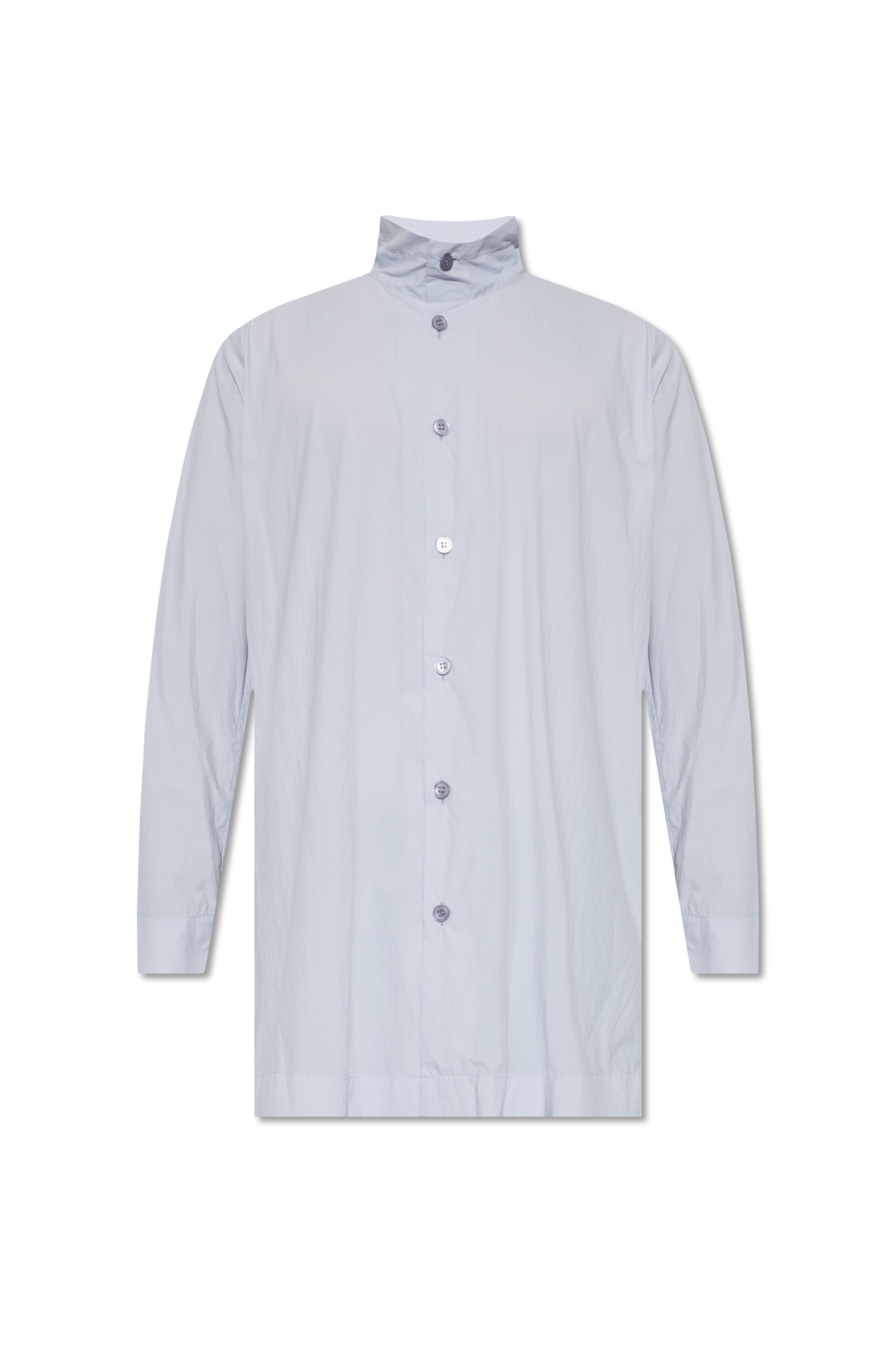 Issey Miyake Homme Plisse Shirt with standing collar | Men's